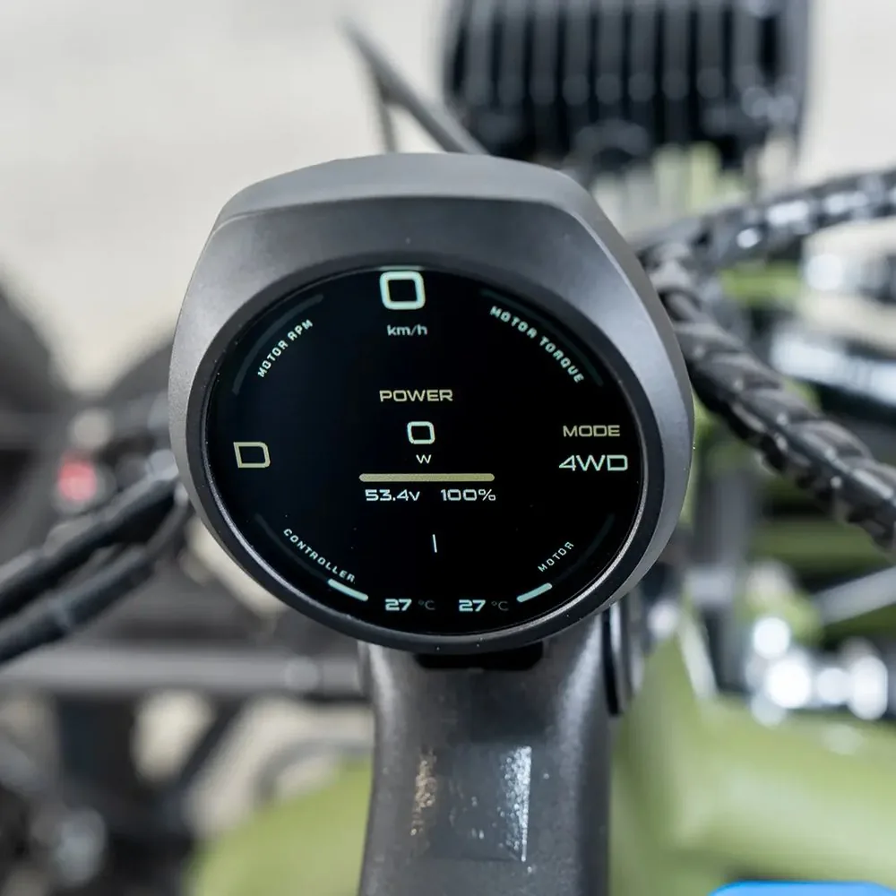 Écran couleur de l'ExoQuad V2
